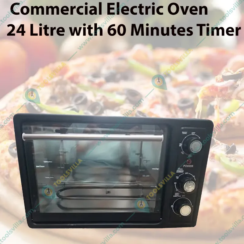 Commercial Electric Oven 24 Litre with 60 Minutes Timer