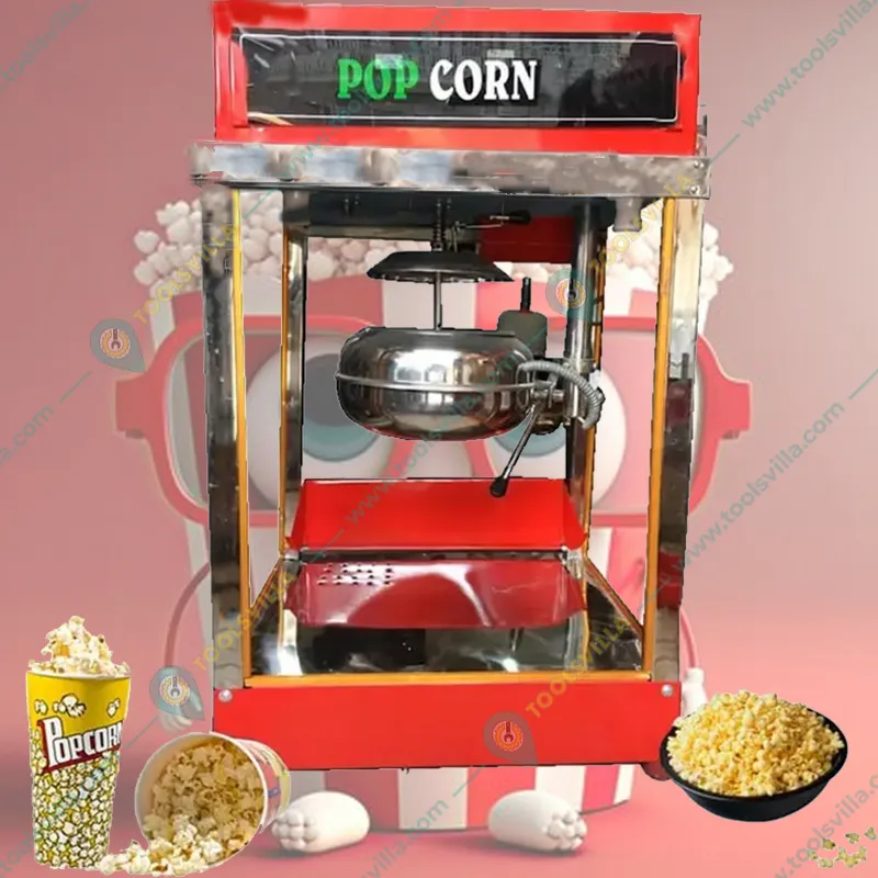 Commercial Indian Electric Popcorn Making Machine 3.7 Kg per hr Capacity