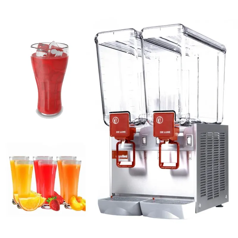 Ugolini DELUXE 12/2 AA, Electric Two Jar Drink Dispenser with Agitator, 12L+12L Capacity 