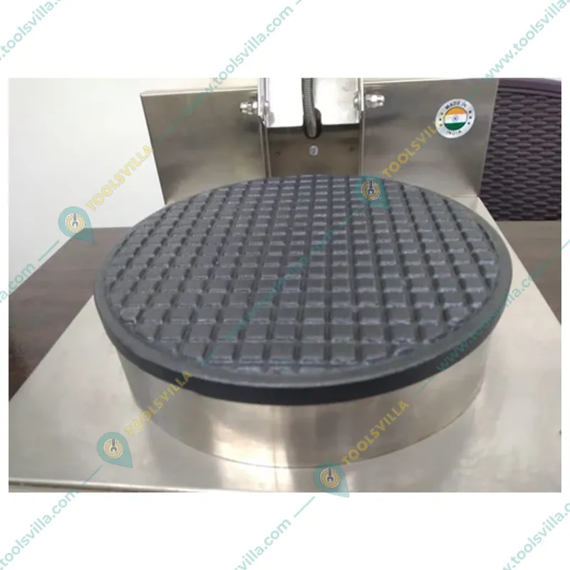 Akasa WCM 7 Waffle Cone Machine 7 inch Circular, 1000W with Free Wooden Cone