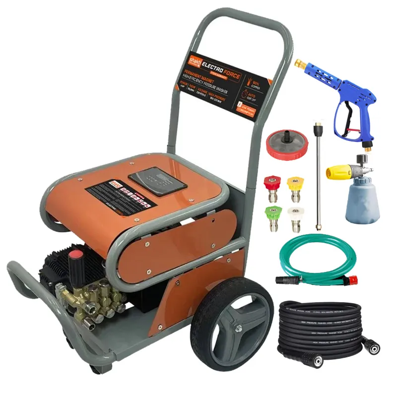 Shakti Technology 4 HP, Single Phase, 180 Bar High-Pressure Car Washer, 12 LPM Flow With 1 Year Warranty (Electro Force) 
