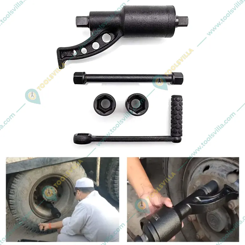 Elephant 1 Inch Labour Saving Wrench, 3200 Nm Max. Torque With 2 Sockets (LSM-01)