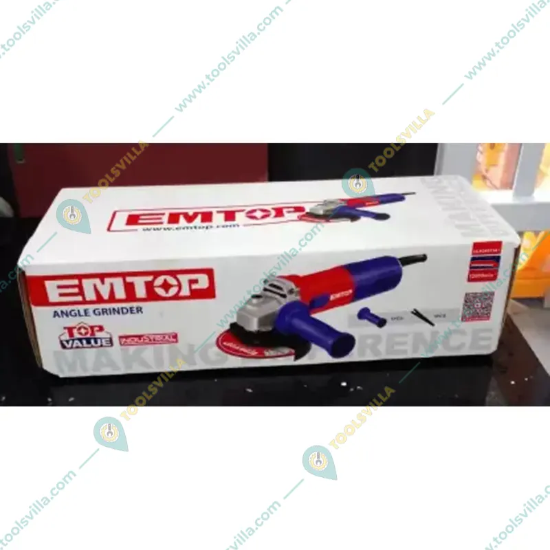 EMTOP 900 Watt 125 mm Angle Grinder (EAGR09051)