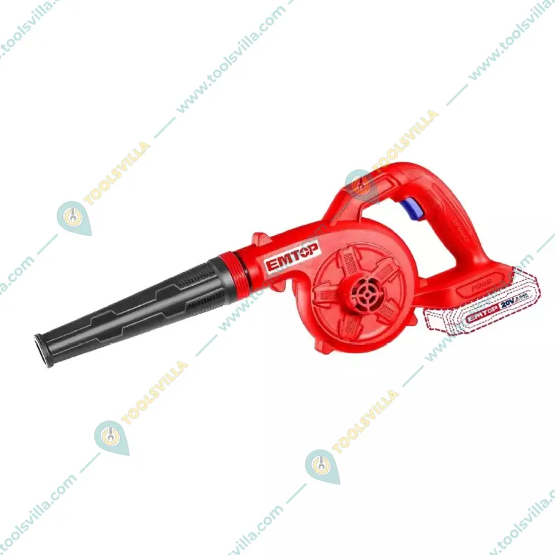 Emtop 20V Cordless Air Blower With Battery & Charger, 18000 RPM (ELAB200281)