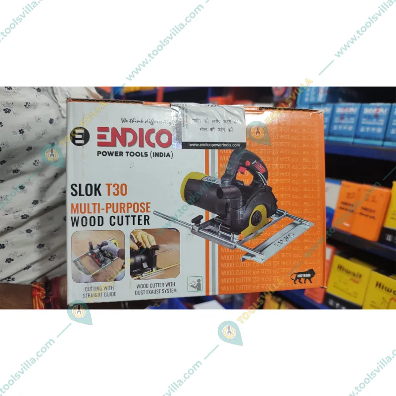 Endico 125mm Heavy Duty Wood Cutter With Thall 1300W, 12500 RPM And 6 Month Warranty (SLOK T-30)