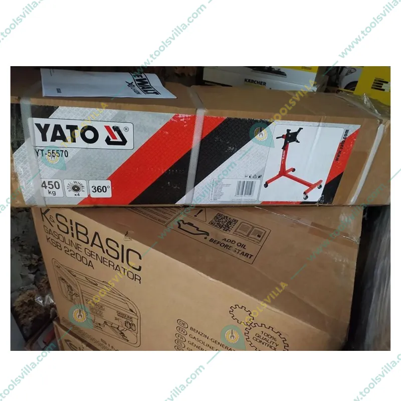 Yato 450 Kg Load Capacity Engine Stand With 360° Operation Angle (YT-55570)