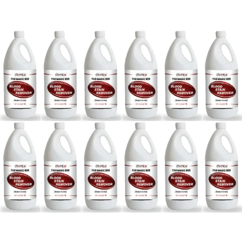 12 Pcs of Chemtex (1 Liter x 12 pcs) FAB MAGIC BSR Blood Stain Remover