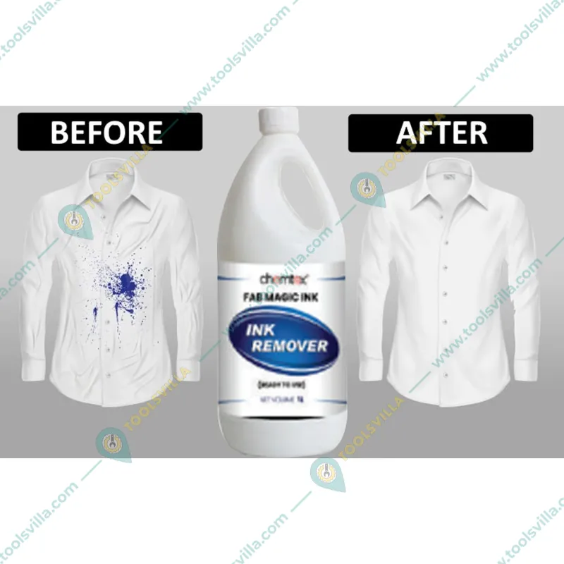 12 Pcs of Chemtex (1 Liter x 12 pcs) FAB MAGIC INK for Removing Ink Stain