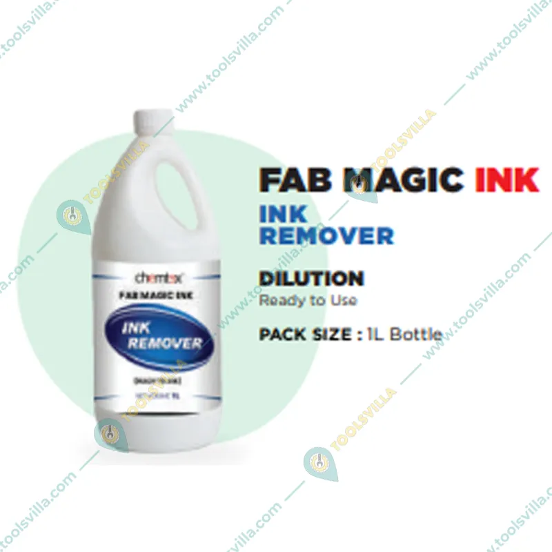 12 Pcs of Chemtex (1 Liter x 12 pcs) FAB MAGIC INK for Removing Ink Stain