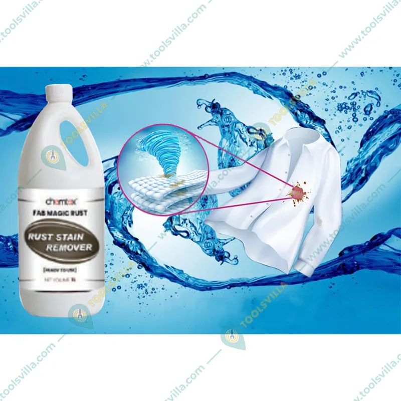 12 Pcs of Chemtex (1 Liter x 12 pcs) FAB MAGIC RUST for Rust Stain Remover