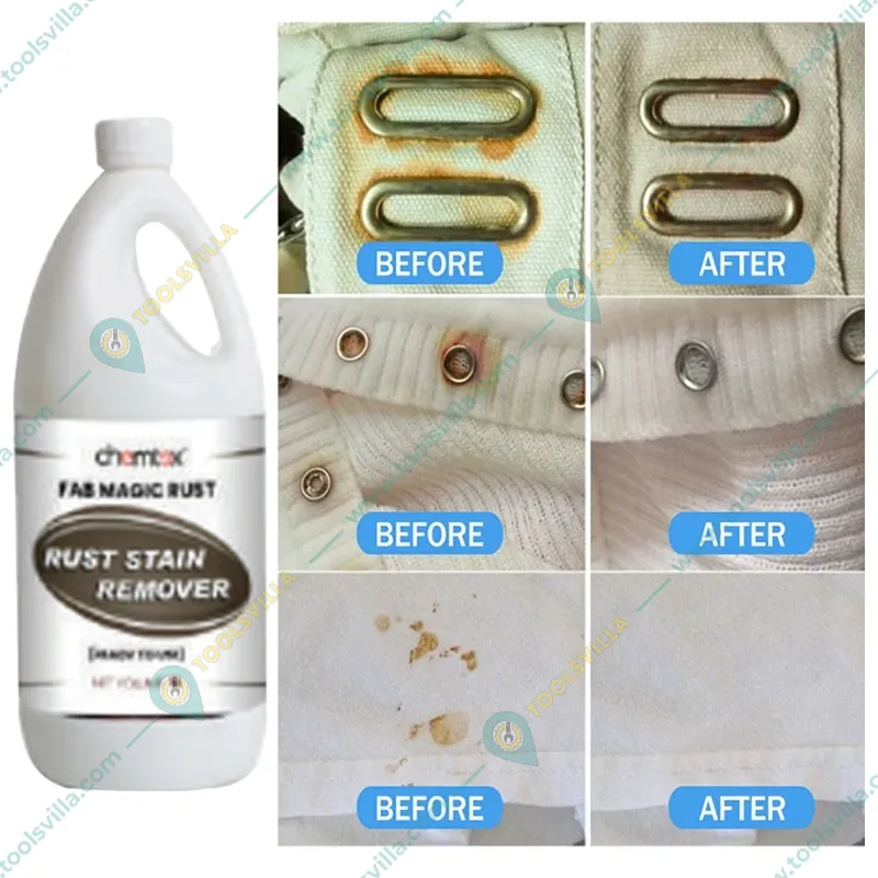 12 Pcs of Chemtex (1 Liter x 12 pcs) FAB MAGIC RUST for Rust Stain Remover