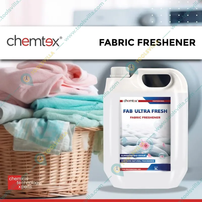 4 Pcs of Chemtex (5 Liter x 4 pcs) Fab Ultra Fresh Fabric Freshner
