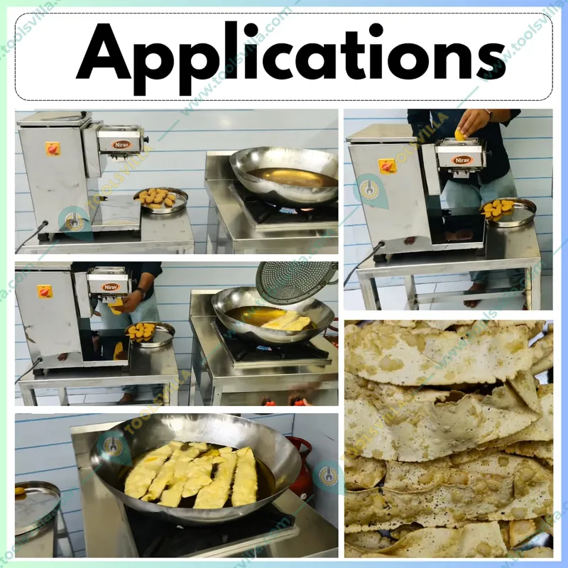 Semi Automatic Fafda Gathiya Making Machine with 0.25HP Motor, 20-25 kg/hr