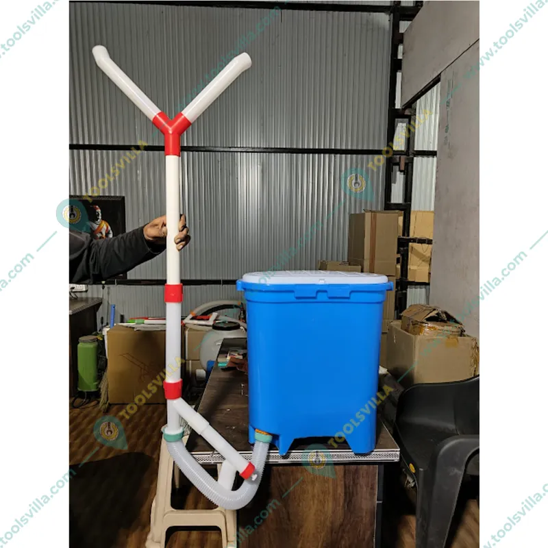 20 Kg Backpack Fertilizer Spreader for Fertilizing Various Crops with 2 Attachments
