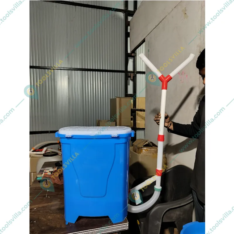 20 Kg Backpack Fertilizer Spreader for Fertilizing Various Crops with 2 Attachments