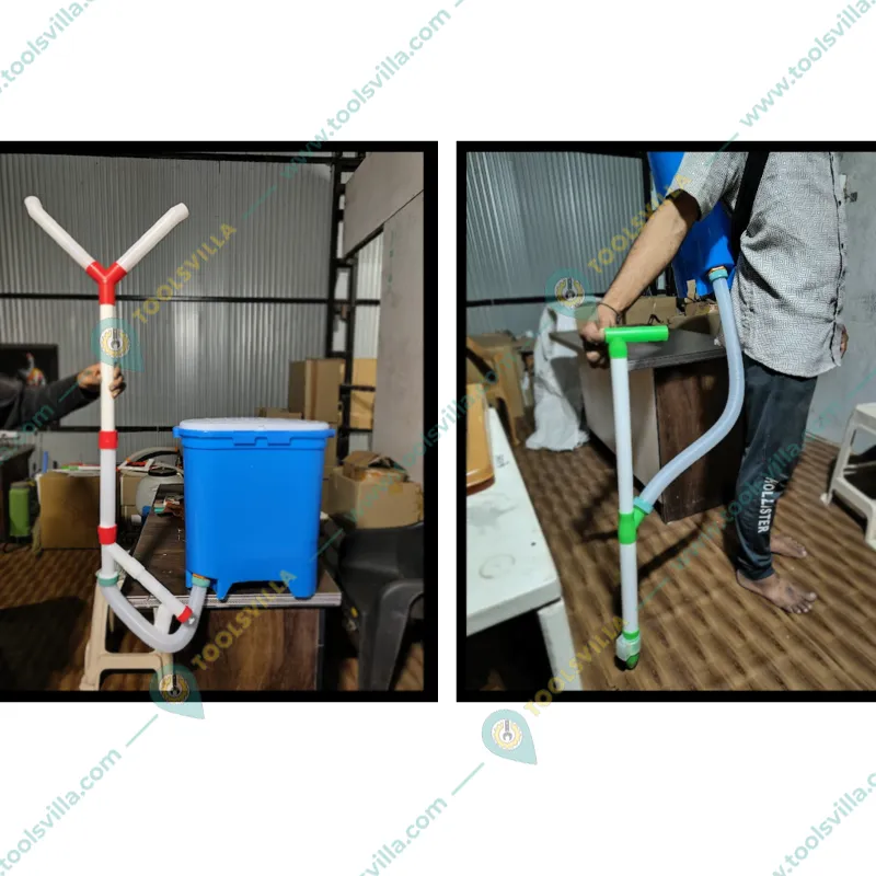 20 Kg Backpack Fertilizer Spreader for Fertilizing Various Crops with 2 Attachments