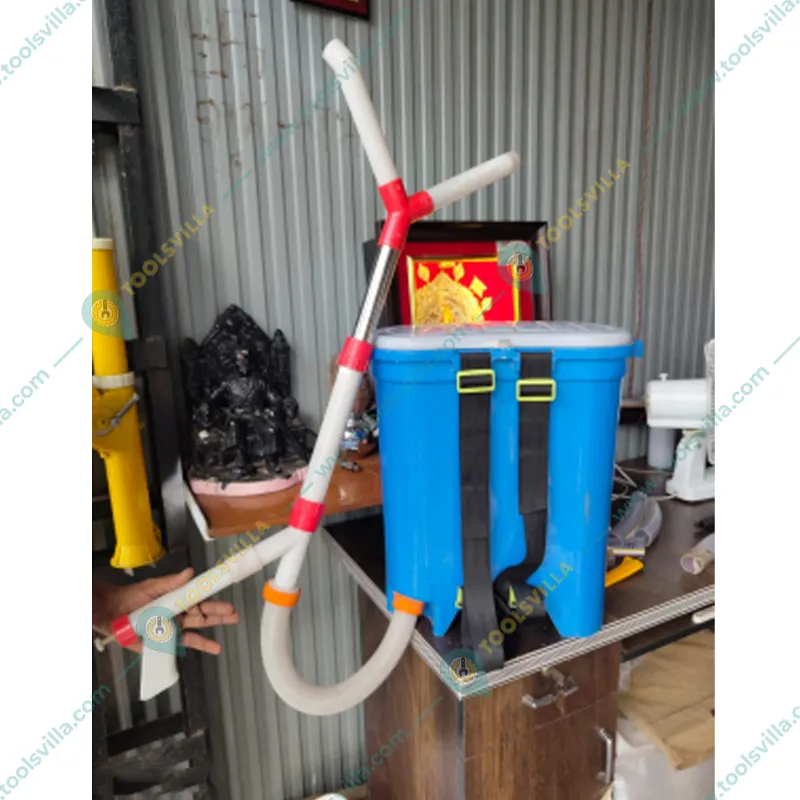 20 Kg Backpack Fertilizer Spreader for Fertilizing Various Crops with 2 Attachments