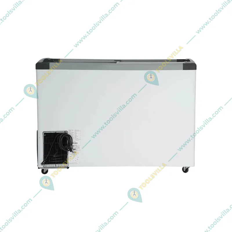 Voltas GT340GA5-W Flat Glass Top Freezer with 275 Liter Capacity and 5 Star with 4 years Warranty