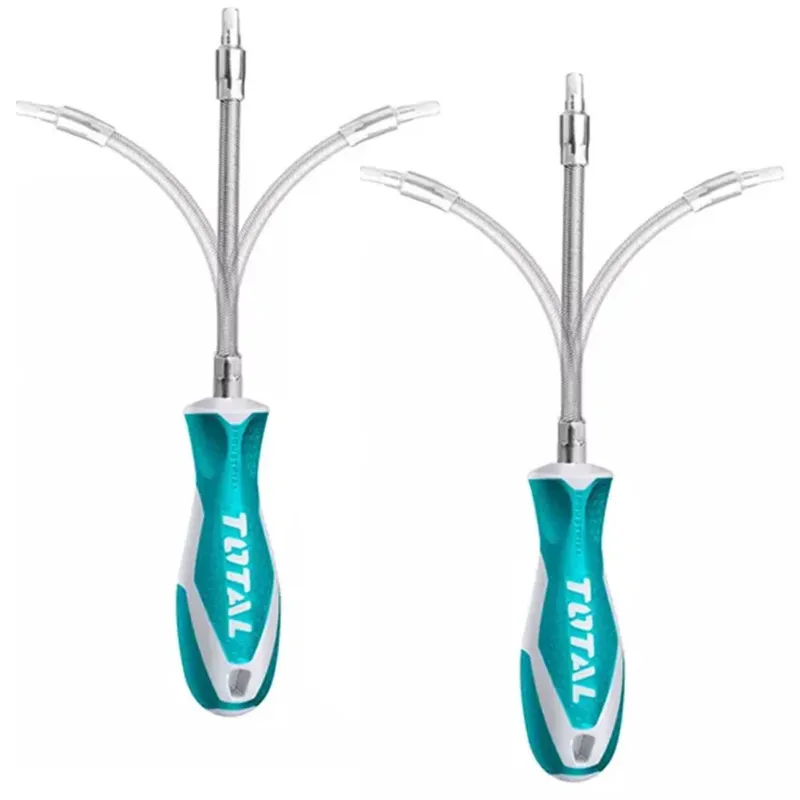 Total 12 Pcs Flexible shaft screwdriver set (THT250FL1206) Pack of  2