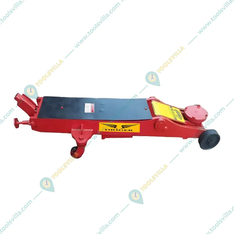 Driger 15 ton Hydraulic Floor Trolley Jack With Oil Seal Kit-560 mm Maximum lifting Height (1 Year Warranty)