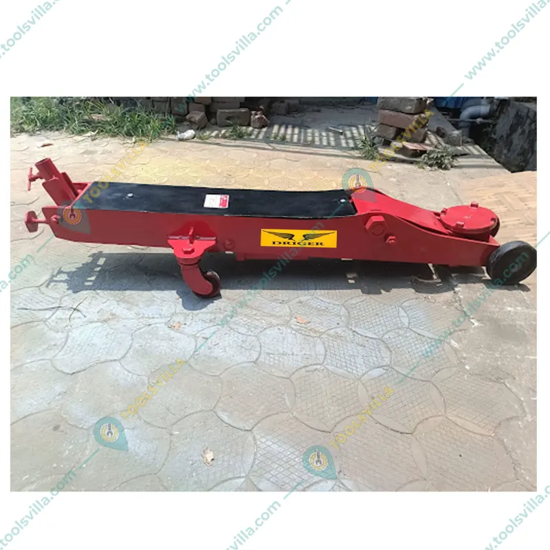 Driger 15 ton Hydraulic Floor Trolley Jack With Oil Seal Kit-560 mm Maximum lifting Height (1 Year Warranty)