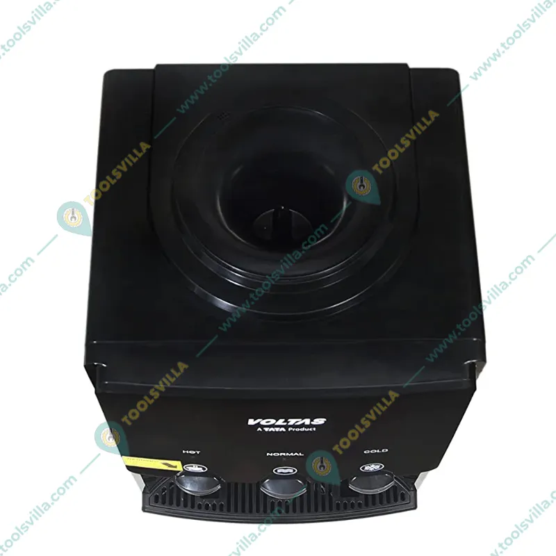 Voltas Minimagic SPRING R Black Floor Mounted Water Dispenser with 3 Tap (Hot, Normal and Cold)