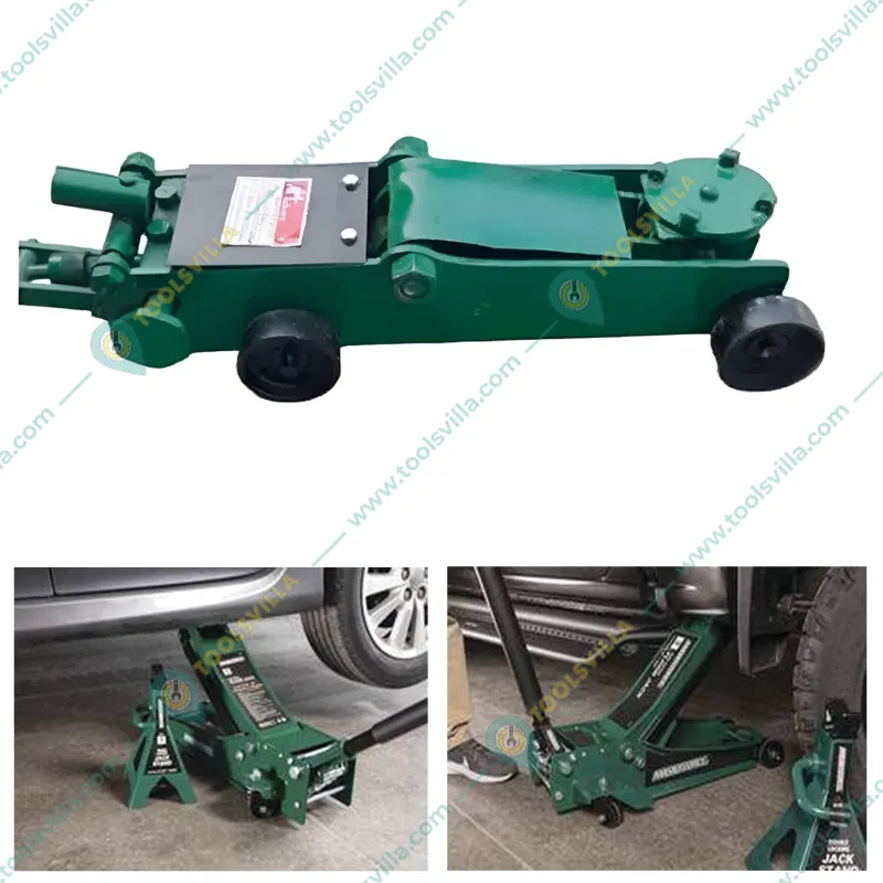 Hukums 3 Ton Capacity Hydraulic Trolley Jack With Oil Seal Kit  For Garage and Workshop - 470 mm Maximum Lifting Height