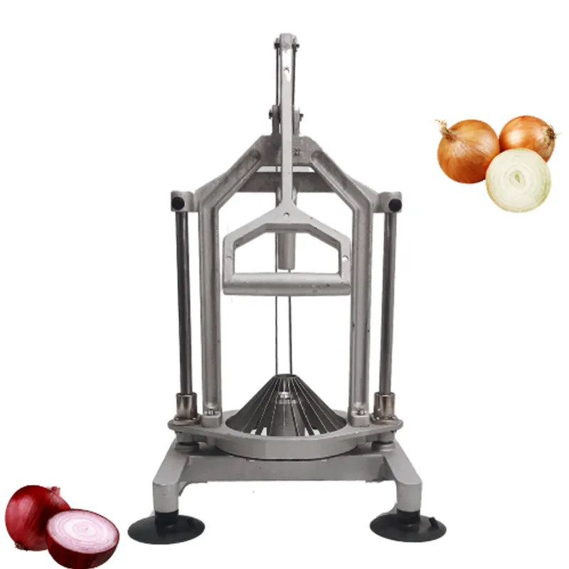 Commercial Stainless Steel Manual Operated Flower Type Onion Cutter Machine