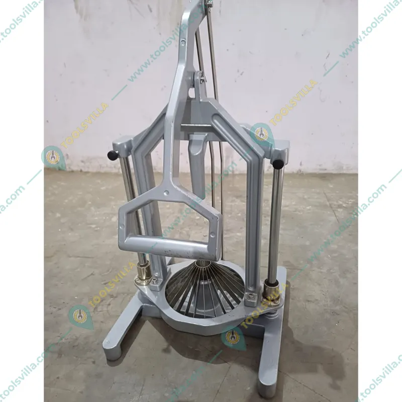 Vinayak Machines Premium Quality Flower Type Stainless Steel Onion Cutter, 15 cm Blade Diameter