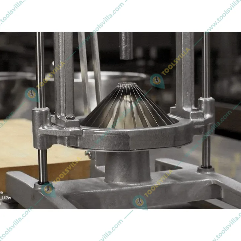 Vinayak Machines Premium Quality Flower Type Stainless Steel Onion Cutter, 15 cm Blade Diameter