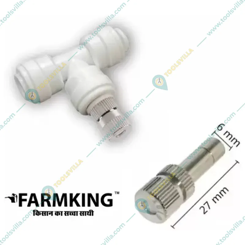FARMKING  Fogger Kit of 10 Brass Nozzles with Filter ,Pump & Other Accessories (6 Months Warranty)