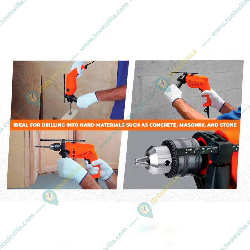 Forte 26 mm 800 Watt Rotary Hammer Drill, 1100 RPM (F RH 2-26 RE)