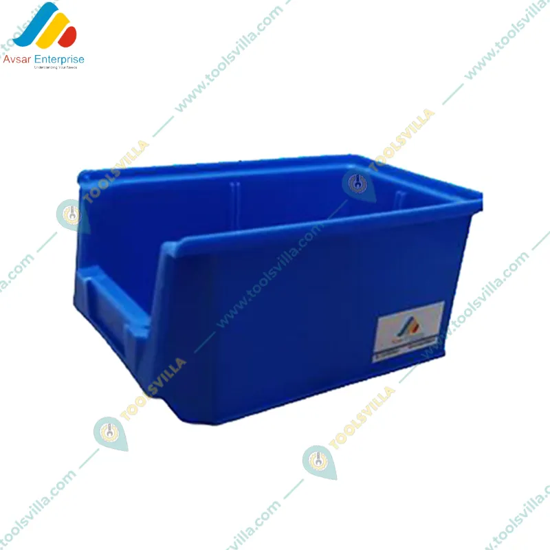 Avsar 230 x 150 x 120 mm FPO Blue Storage Bin, Premium HDPE Material (Bin-25) - Pack of 6