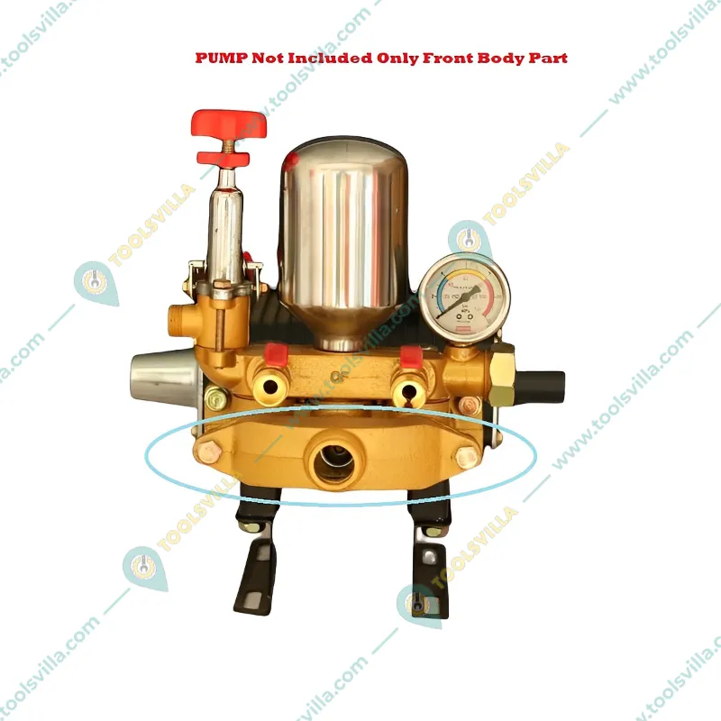 Front Suction Body Part for 30 Lpm and 50L HTP Pump