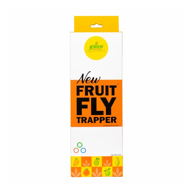 Green Revolution New Fruit Fly Trapper for Controlling Insects(Quantity-Set of 1 packet)
