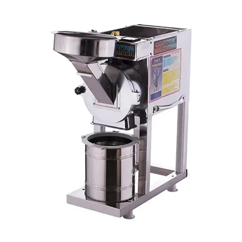Fully Automatic 2 in 1 SS Pulverizer Machine/Masala Grinder for Dry Grinding 20-150 kg/hr, 3 HP Motor