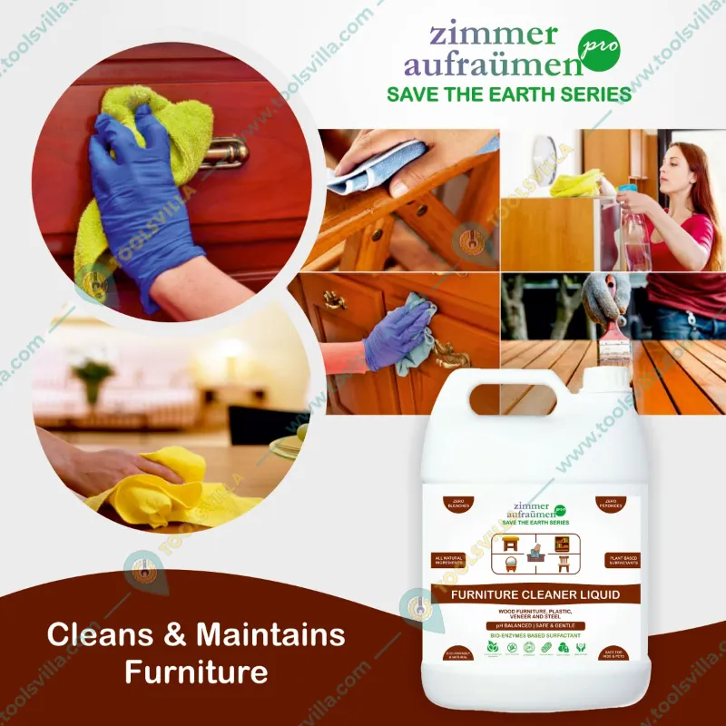 Zimmer Aufraumen 5 Liter Bio-Enzymes Based Surfactant Furniture Cleaner Liquid