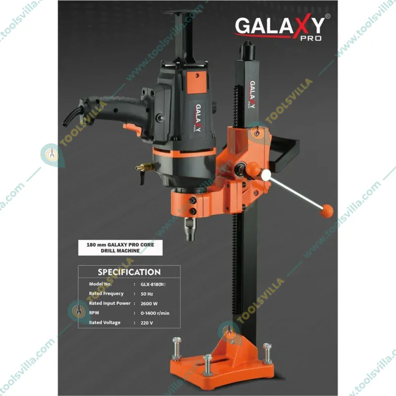 Galaxy Pro 180 mm 2600 Watt Core Drill Machine (GLX-8180)
