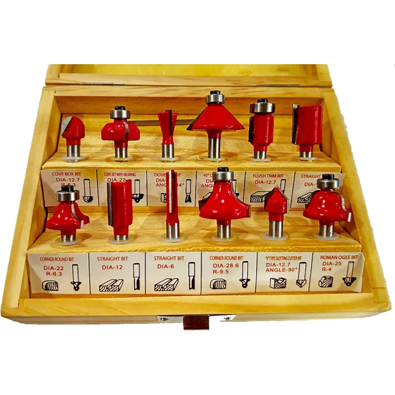 Galaxy Pro 12 Pcs Router Bit Set