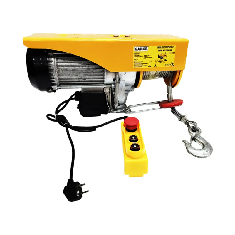 GALLOP 500/1000 Kg Steel Mini Electric Wire Rope Hoist, KCEH1000