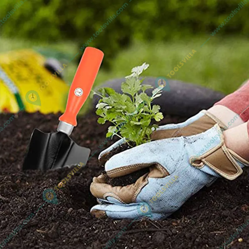 AGT Garden Tools Combo Kit of a Hand Weeder, Garden Fork, Trowel, and a Spray Gun | Used for Gardening Purposes