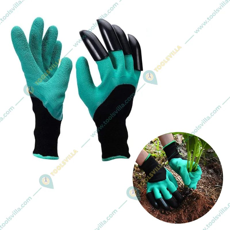 AGT Garden Tools Combo of 5pcs Trowel Set, a Khurpi and a Pair of Gardening Gloves for Effective Gardening