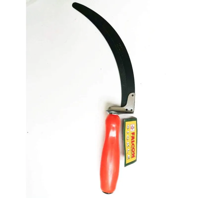 Falcon Hand Sickle Heavy-Duty High Carbon Steel Blade, Ergonomic Grip, Self-Sharpening Blade for Efficient Gardening
