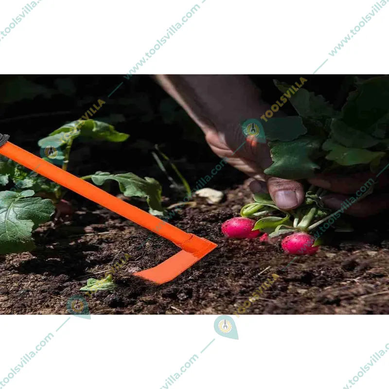 Jaiveer Garden Tools Set of a Tiller, Hoe and a Cultivating Hoe | Used for Effective Gardening