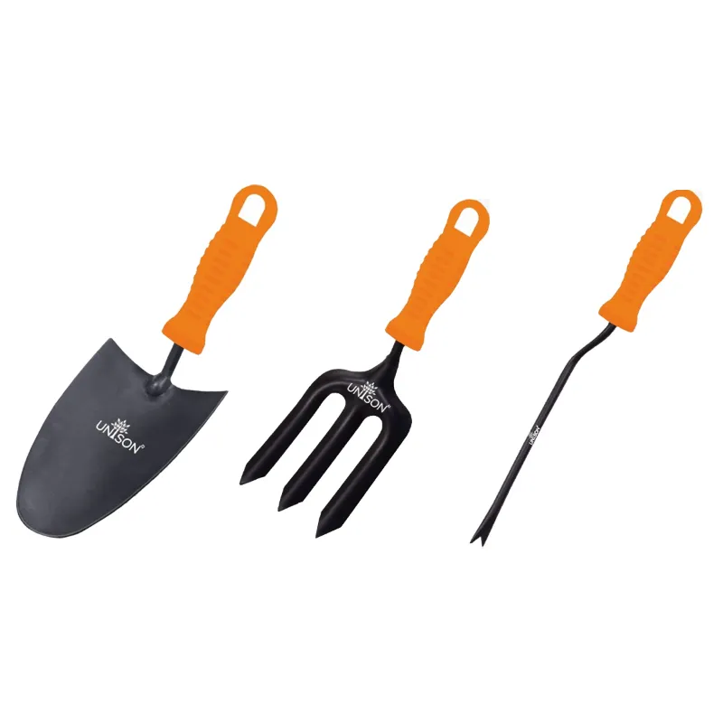 Unison Premium Quality Garden Tool Kit Set of 3 pcs Combo Pack (Fork, Weeder, Trowel)