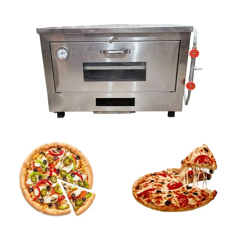 Premium Quality 13 x 16 Inch Gas Operated Pizza Oven, 8 Inch of 4 Pizza at a Time 