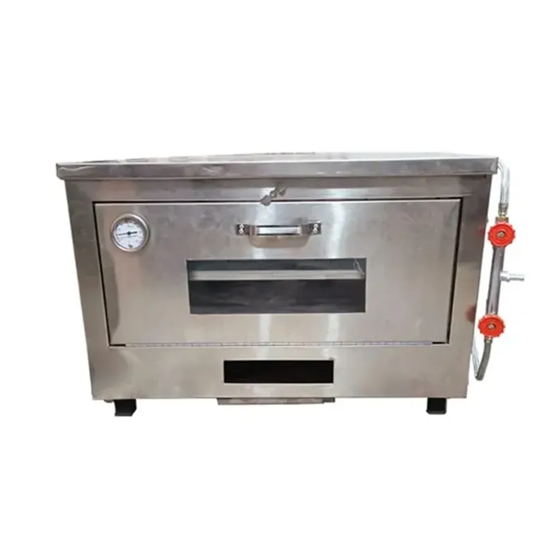 Heavy Duty 13 x 24 Inch Gas Operated Stainless Steel Pizza Oven