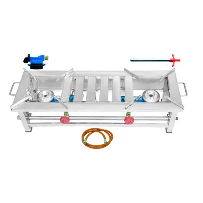 12x36x10 inch Gas Bhatti with Regulator 25x3/8 Size, 5 feet Tube and 12 inch Gas Lighter for Commercial Use