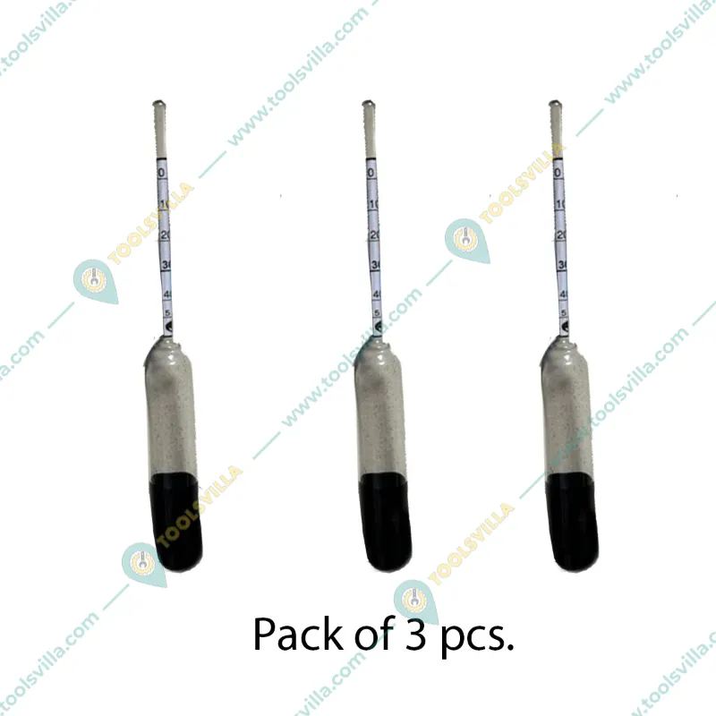 Glass Milk Lactometer for Milk Testing Purposes (Pack of 3)