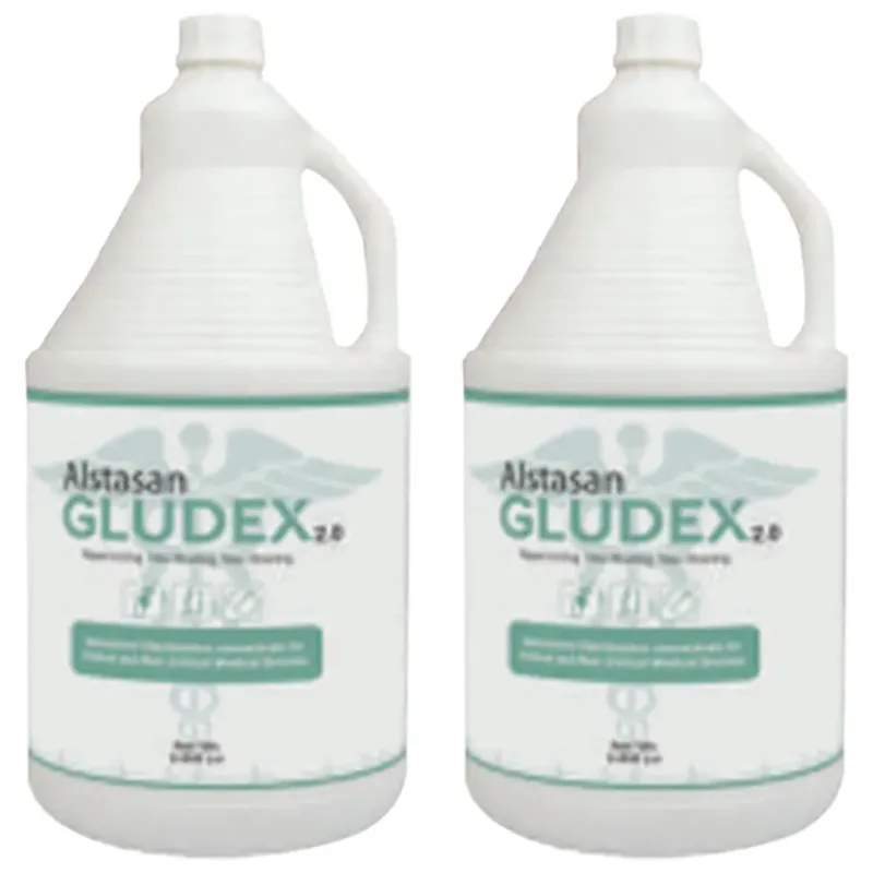 2 Pcs of Chemtex (5 Liter x 2 pcs) Alstasan GLUDEX 2.45% Glutaraldehyde With Activator